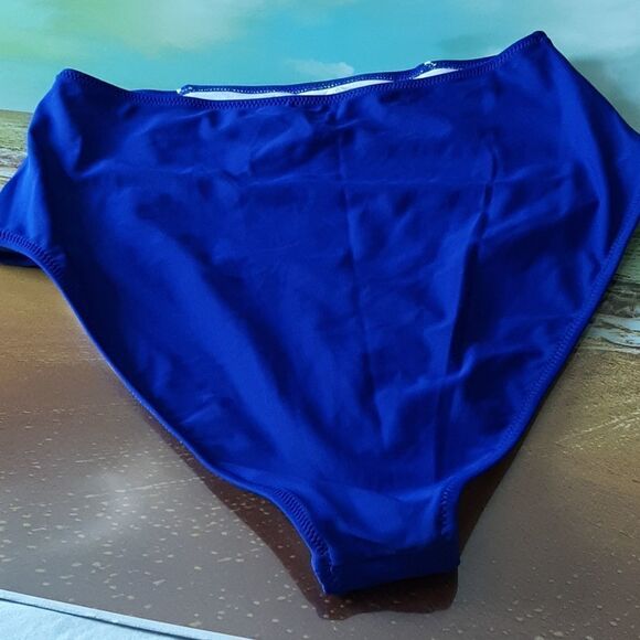 NWT  Cupshe Bottom Swimwear Royal Blue Size XL - Picture 3 of 5